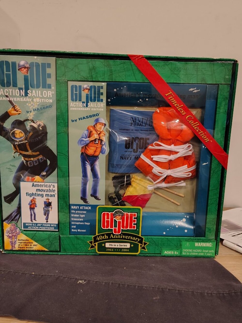 Hasbro GI Joe 12" 40th Anniversary Action Sailor Navy Attack Set 1964-2004 New